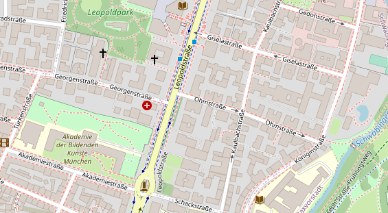 FitnessStudio auf Satellitenbild