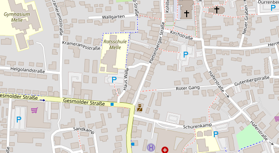 FitnessStudio auf Satellitenbild