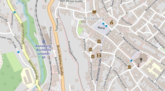 FitnessStudio auf Satellitenbild