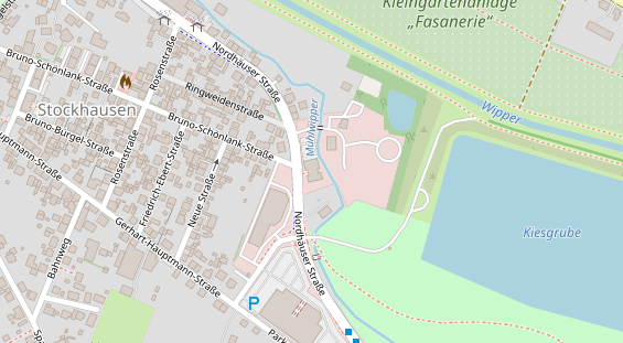 FitnessStudio auf Satellitenbild