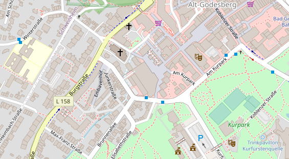 FitnessStudio auf Satellitenbild