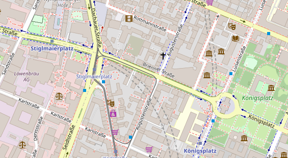 FitnessStudio auf Satellitenbild