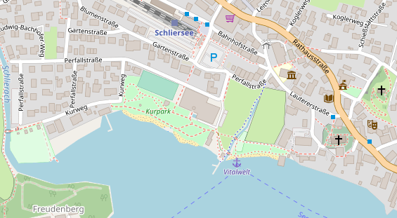 FitnessStudio auf Satellitenbild