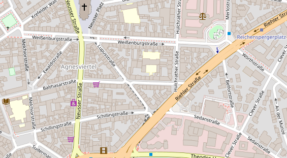 FitnessStudio auf Satellitenbild