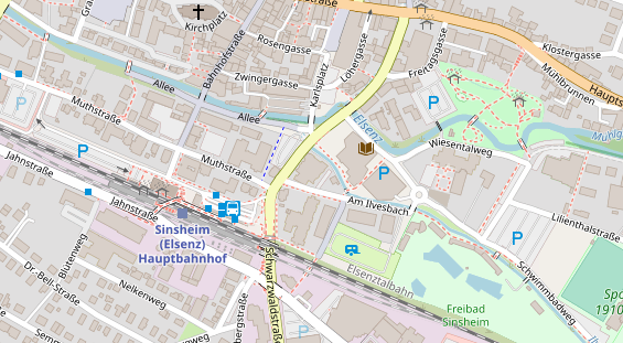 FitnessStudio auf Satellitenbild