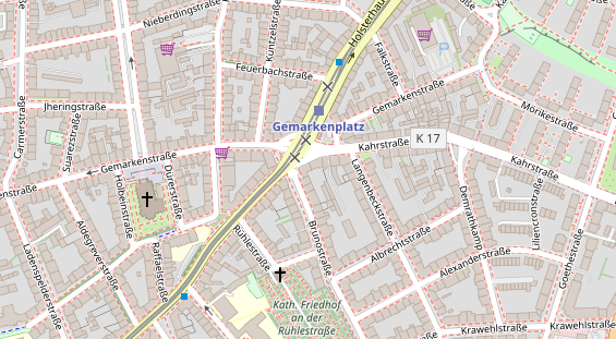 FitnessStudio auf Satellitenbild