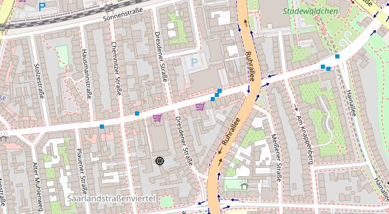 FitnessStudio auf Satellitenbild