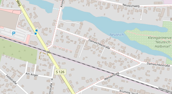 FitnessStudio auf Satellitenbild