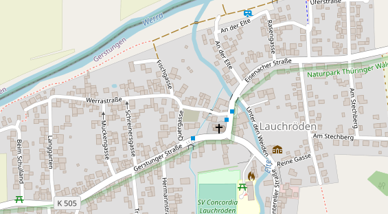 FitnessStudio auf Satellitenbild