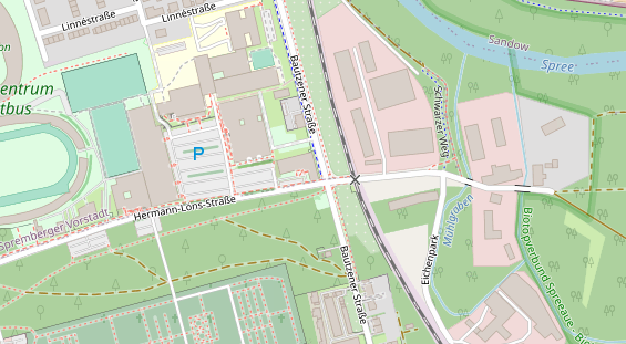 FitnessStudio auf Satellitenbild