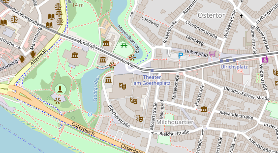 FitnessStudio auf Satellitenbild