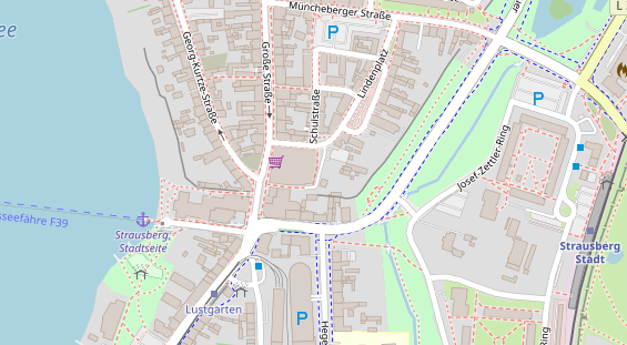 FitnessStudio auf Satellitenbild