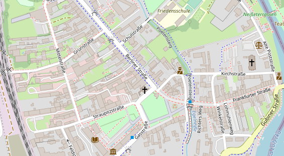 FitnessStudio auf Satellitenbild