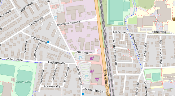 FitnessStudio auf Satellitenbild