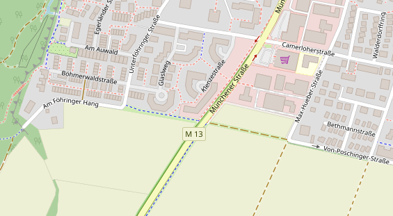 FitnessStudio auf Satellitenbild