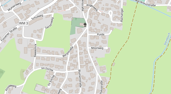 FitnessStudio auf Satellitenbild