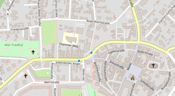 FitnessStudio auf Satellitenbild