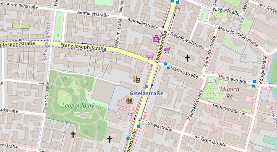 FitnessStudio auf Satellitenbild