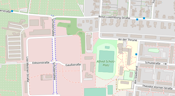 FitnessStudio auf Satellitenbild