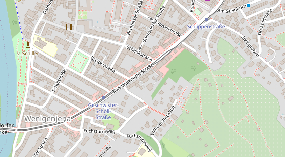 FitnessStudio auf Satellitenbild