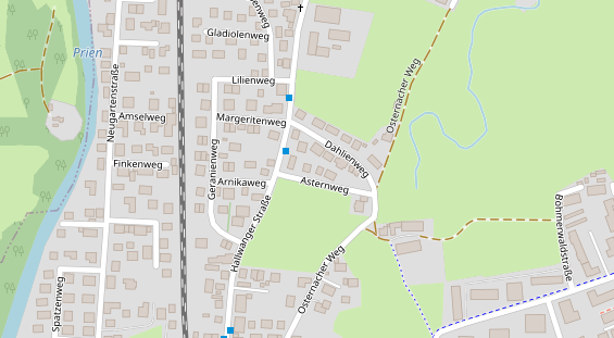 FitnessStudio auf Satellitenbild