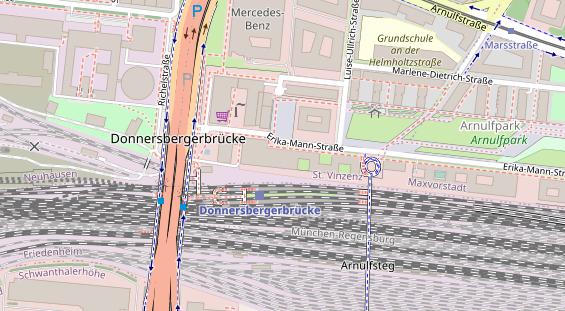 FitnessStudio auf Satellitenbild