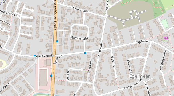 FitnessStudio auf Satellitenbild