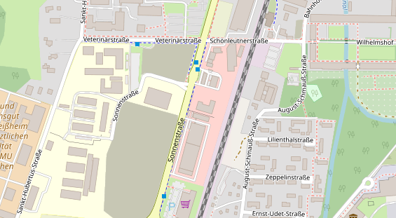 FitnessStudio auf Satellitenbild