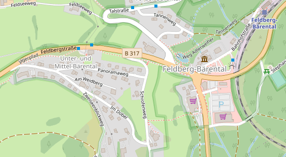 FitnessStudio auf Satellitenbild