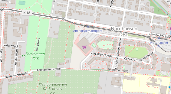 FitnessStudio auf Satellitenbild