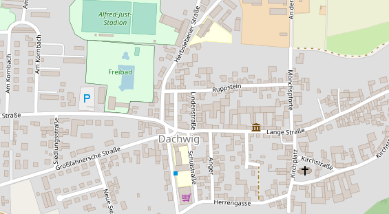 FitnessStudio auf Satellitenbild