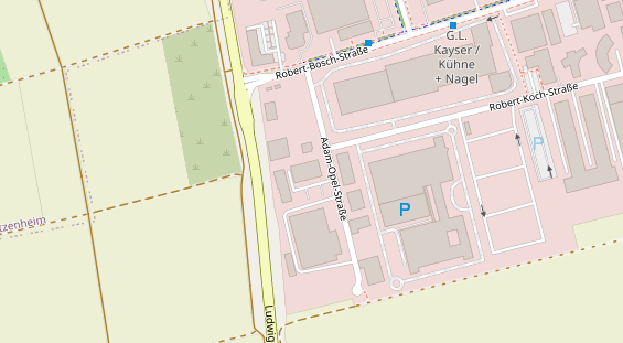 FitnessStudio auf Satellitenbild