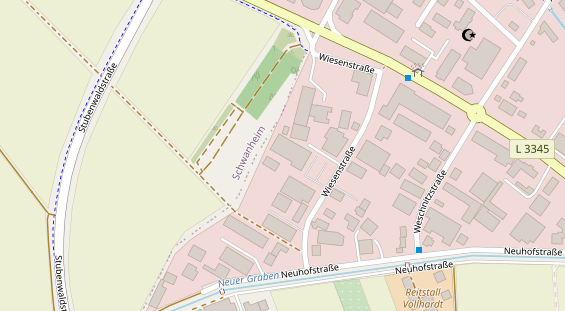 FitnessStudio auf Satellitenbild