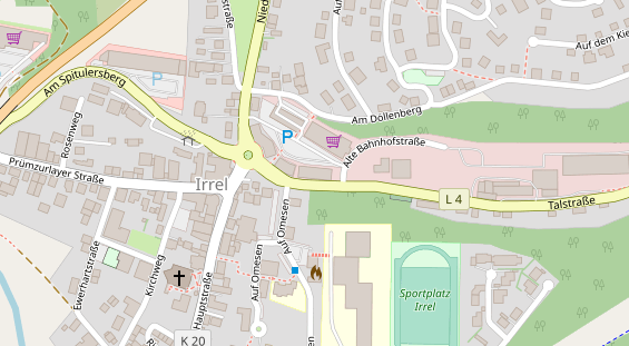 FitnessStudio auf Satellitenbild