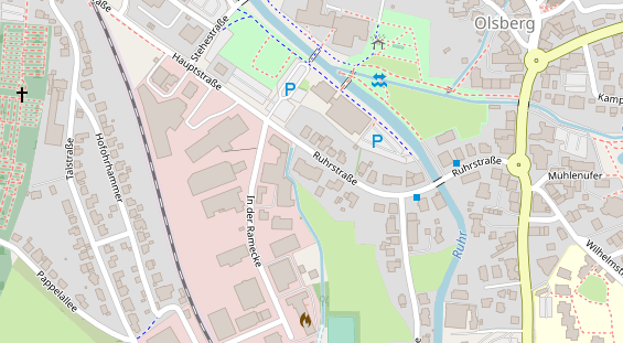 FitnessStudio auf Satellitenbild