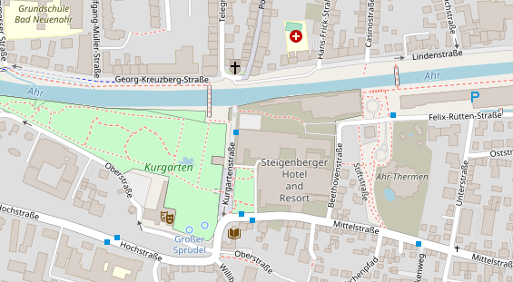 FitnessStudio auf Satellitenbild