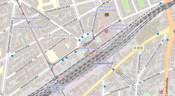 FitnessStudio auf Satellitenbild