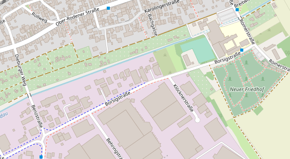 FitnessStudio auf Satellitenbild