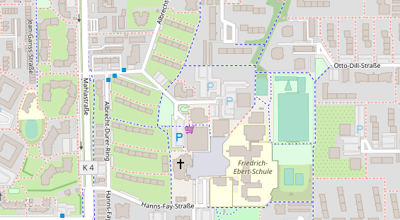 FitnessStudio auf Satellitenbild