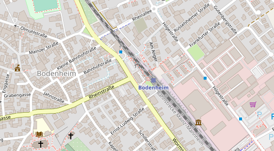 FitnessStudio auf Satellitenbild