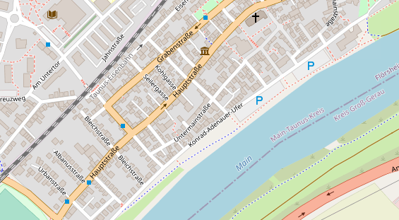 FitnessStudio auf Satellitenbild