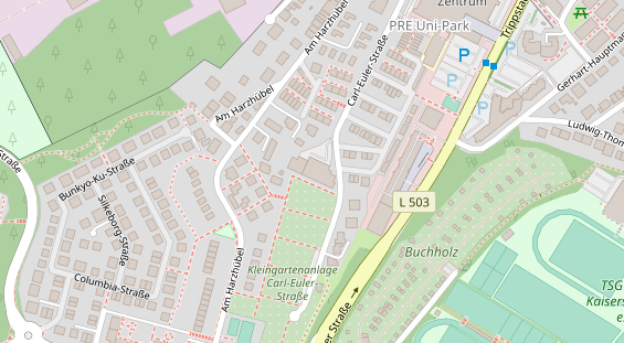 FitnessStudio auf Satellitenbild