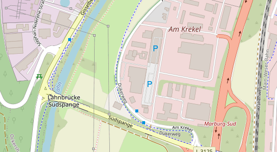 FitnessStudio auf Satellitenbild