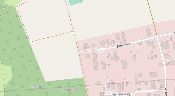 FitnessStudio auf Satellitenbild