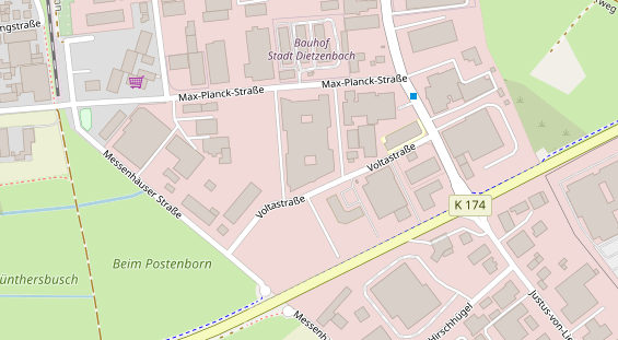 FitnessStudio auf Satellitenbild