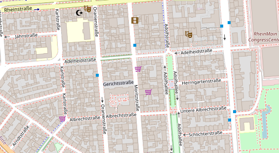 FitnessStudio auf Satellitenbild