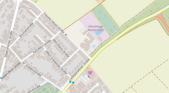 FitnessStudio auf Satellitenbild