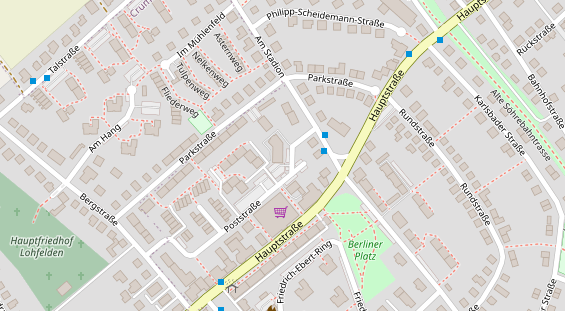 FitnessStudio auf Satellitenbild