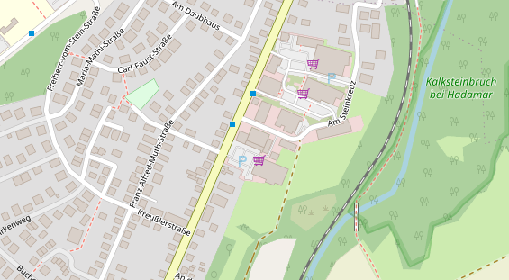 FitnessStudio auf Satellitenbild