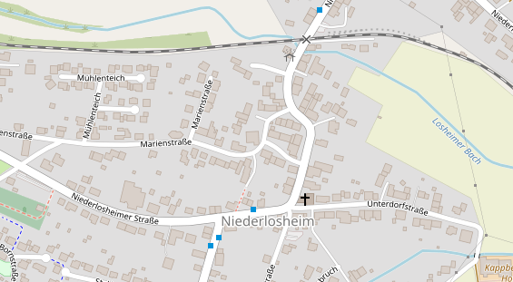 FitnessStudio auf Satellitenbild